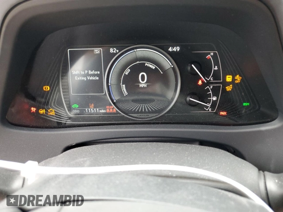2024 Lexus UX 250h Premium with VIN JTHP9JBH4R2071876, listed as a Copart auction lot 52917834 with 11,511 mi miles and Salvage title. Bid and sale history available at DreamBid. Image 9.
