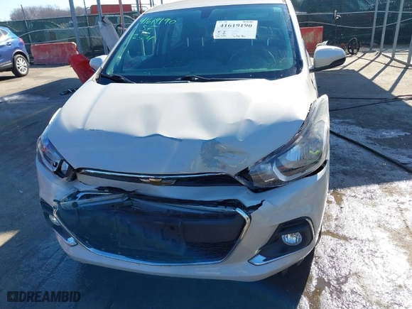 2017 Chevrolet Spark LT with VIN KL8CD6SA2HC731736, listed as a IAAI auction lot 41619190 with 55,248 mi miles. Bid and sale history available at carsss.com. Image 6.