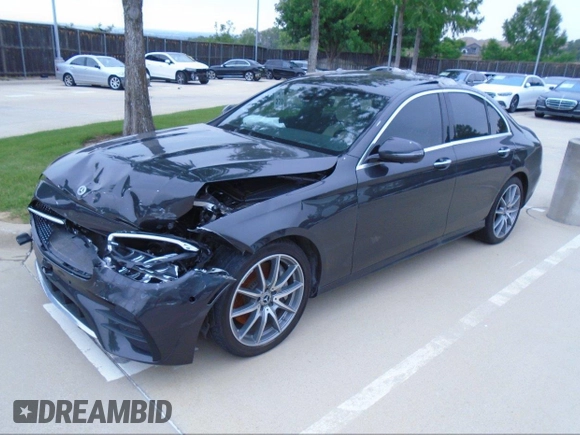 2022 Mercedes-Benz E 350 with VIN W1KZF8DB9NB097118, listed as a IAAI auction lot 42551140 with Not provided miles and . Bid and sale history available at DreamBid. Image 2.