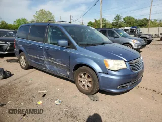 2012 Chrysler Town & Country Touring with VIN 2C4RC1BG5CR207489, listed as a Copart auction lot 56315545 with 190,143 mi miles and Salvage Title. Bid and sale history available at DreamBid. Image 4.