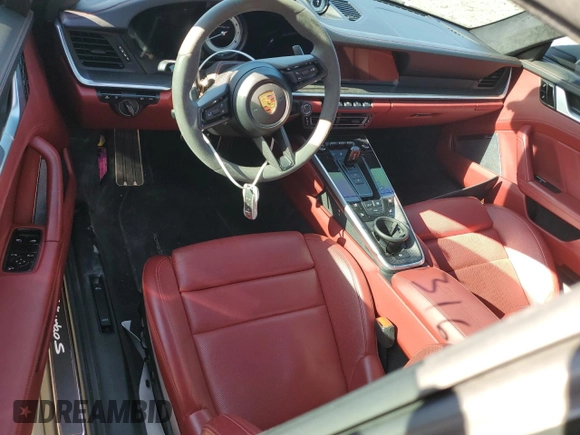 2021 Porsche 911 Turbo S with VIN WP0AD2A9XMS257789, listed as a Copart auction lot 50316044 with Not Provided miles and Salvage Title. Bid and sale history available at DreamBid. Image 8.