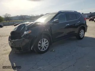 2017 Nissan Rogue S with VIN JN8AT2MTXHW387455, listed as a Copart auction lot 51064605 with 143,947 mi miles and Salvage Title. Bid and sale history available at carsss.com. Image 1.
