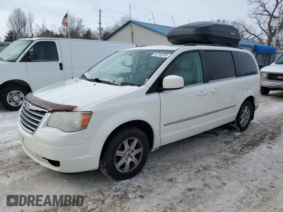 2010 Chrysler Town & Country Touring Plus with VIN 2A4RR8DX7AR387442, listed as a Copart auction lot 45749785 with 144,839 mi miles and Salvage Title. Bid and sale history available at carsss.com. Image 1.