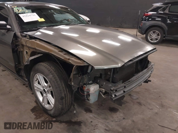 2013 Ford Mustang V6 with VIN 1ZVBP8AM5D5229655, listed as a IAAI auction lot 41824722 with 122,971 mi miles. Bid and sale history available at carsss.com. Image 6.