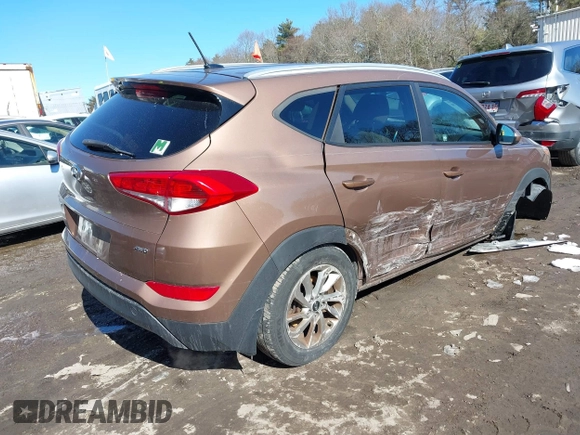 2016 Hyundai Tucson SE z VIN KM8J3CA4XGU063653, wystawiony jako IAAI lot #41622270 z przebiegiem 103 270 mil mil oraz . Historia ofert i sprzedaży dostępna na DreamBid. Obrazek 4.