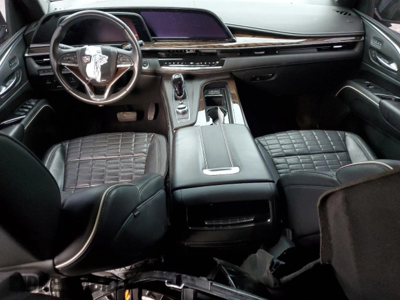 2022 Cadillac Escalade ESV Sport Platinum with VIN 1GYS4RKL5NR333865, listed as a Copart auction lot 80776844 with 71,297 mi miles and Salvage title. Bid and sale history available at DreamBid. Image 8.