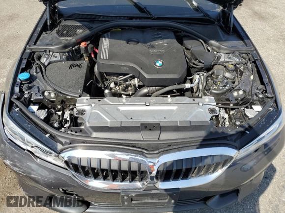 2021 BMW 3 Series 330i with VIN 3MW5R1J06M8C07274, listed as a Copart auction lot 58396505 with Not provided miles and Salvage title. Bid and sale history available at DreamBid. Image 11.
