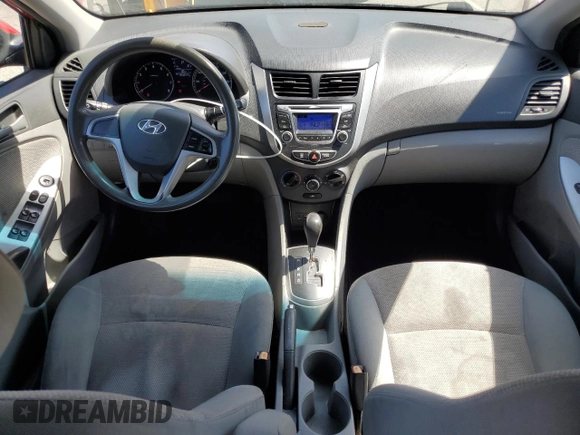 2014 Hyundai Accent GS z VIN KMHCT5AE8EU156715, wystawiony jako Copart lot #58159135 z przebiegiem 183 247 mil mil oraz Czysty tytuł • Clean title. Historia ofert i sprzedaży dostępna na DreamBid. Obrazek 8.