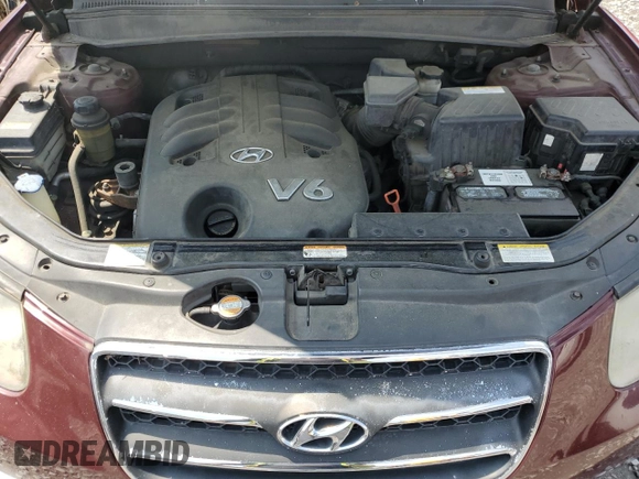 2007 Hyundai Santa Fe SE z VIN 5NMSH13E17H117854, wystawiony jako Copart lot #57727925 z przebiegiem 319 043 mil mil oraz Czysty tytuł • Clean title. Historia ofert i sprzedaży dostępna na DreamBid. Obrazek 12.