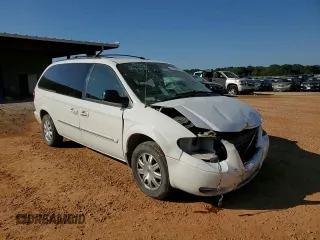2007 Chrysler Town & Country LWB Touring with VIN 2A4GP54L27R345889, listed as a Copart auction lot 74105614 with 244,487 mi miles and Salvage Title. Bid and sale history available at carsss.com. Image 12.