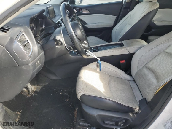 2017 Mazda Mazda3 4-Door Grand Touring with VIN 3MZBN1W39HM128535, listed as a Copart auction lot 87577485 with 93,160 mi miles and Salvage Title. Bid and sale history available at carsss.com. Image 7.