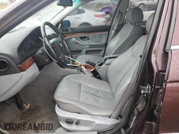 2000 BMW 5 Series 528i z VIN WBADM6341YGU26450, wystawiony jako Copart lot #55831915 z przebiegiem 136 499 mil mil oraz Szkoda całkowita • Salvage title. Historia ofert i sprzedaży dostępna na DreamBid. Obrazek 7.