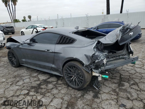 2023 Ford Mustang EcoBoost with VIN 1FA6P8THXP5100650, listed as a Copart auction lot 43068575 with 0 mi miles and Clean Title. Bid and sale history available at carsss.com. Image 2.