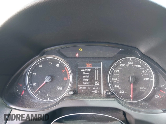 2011 Audi Q5 Premium Plus z VIN WA1DKAFP7BA006987, wystawiony jako IAAI lot #41565702 z przebiegiem 260 201 mil mil oraz . Historia ofert i sprzedaży dostępna na DreamBid. Obrazek 7.