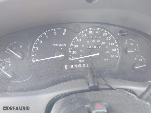 2003 Ford Ranger XL Fleet with VIN 1FTZR45E23PA81801, listed as a IAAI auction lot 41825231 with 105,092 mi miles. Bid and sale history available at carsss.com. Image 7.