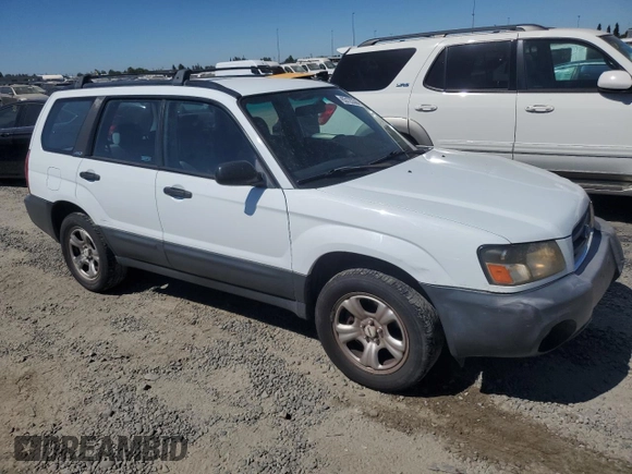 2003 Subaru Forester X with VIN JF1SG63653H739190, listed as a Copart auction lot 63123384 with 156,162 mi miles and Salvage Title. Bid and sale history available at carsss.com. Image 4.
