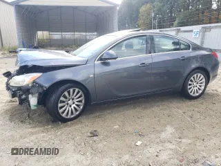 2011 Buick Regal with VIN 2G4GU5GC4B9184556, listed as a Copart auction lot 76323574 with 220,800 mi miles and Salvage Title. Bid and sale history available at DreamBid. Image 1.
