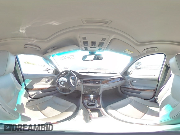 2007 BMW 3 Series 328i with VIN WBAVC53537FZ79020, listed as a Copart auction lot 57387485 with Not provided miles and Salvage title. Bid and sale history available at DreamBid. Image 15.