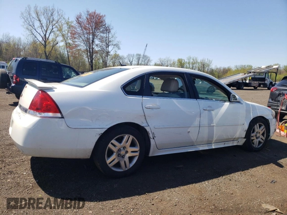 2010 Chevrolet Impala LT with VIN 2G1WB5EN4A1187912, listed as a Copart auction lot 54851045 with 126,234 mi miles and Salvage Title. Bid and sale history available at DreamBid. Image 3.