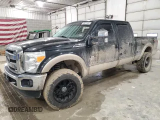 2013 Ford F-350 Platinum z VIN 1FT8W3BT0DEA58306, wystawiony jako Copart lot #43921585 z przebiegiem 195 259 mil mil oraz Szkody całkowita. Historia ofert i sprzedaży dostępna na DreamBid. Obrazek 1.