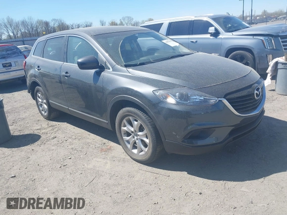 2014 Mazda CX-9 Touring with VIN JM3TB3CA8E0427017, listed as a IAAI auction lot 41875918 with 116,604 mi miles. Bid and sale history available at carsss.com. Image 1.