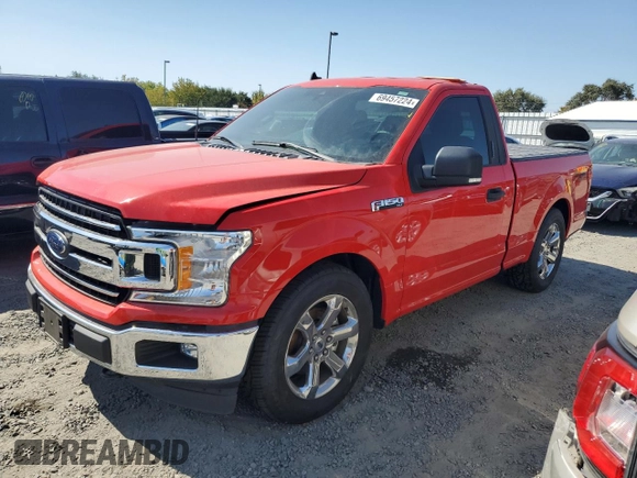 2019 Ford F-150 XL with VIN 1FTMF1E57KKC36789, listed as a Copart auction lot 69457224 with 26,509 mi miles and Salvage title. Bid and sale history available at DreamBid. Image 1.