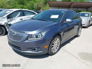 2014 Chevrolet Cruze ECO with VIN 1G1PJ5SB7E7343600, listed as a IAAI auction lot 42019264 with 115,053 mi miles. Bid and sale history available at carsss.com. Image 2.