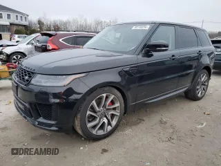 2018 Land Rover Range Rover Sport Autobiography with VIN SALWV2RE9JA800872, listed as a Copart auction lot 83146234 with 102,381 mi miles and Salvage Title. Bid and sale history available at DreamBid. Image 1.