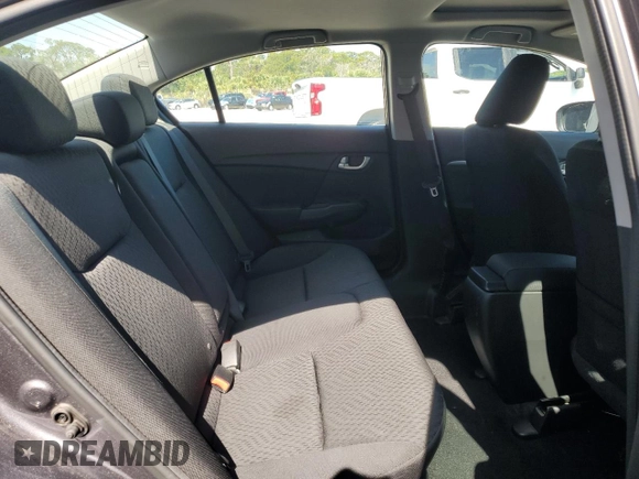 2015 Honda Civic EX with VIN 19XFB2F86FE008181, listed as a Copart auction lot 55207415 with 131,178 mi miles and Salvage Title. Bid and sale history available at DreamBid. Image 10.