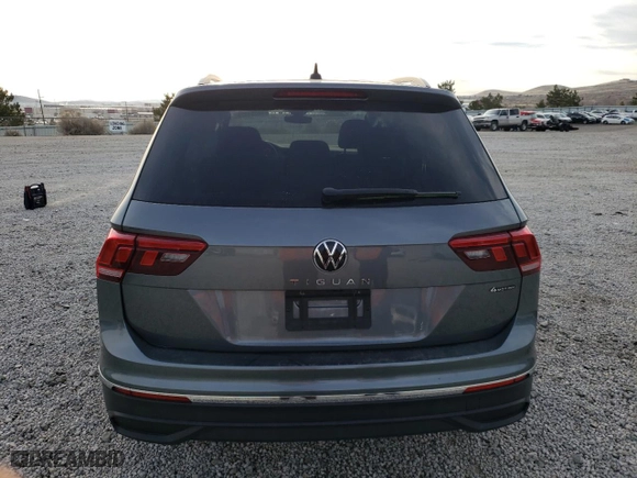 2022 Volkswagen Tiguan S with VIN 3VV0B7AX2NM038768, listed as a Copart auction lot 48081425 with 77,065 mi miles and Salvage Title. Bid and sale history available at carsss.com. Image 6.