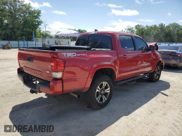 2017 Toyota Tacoma SR5 with VIN 5TFAZ5CN5HX051995, listed as a Copart auction lot 52018825 with 96,963 mi miles and Salvage Title. Bid and sale history available at DreamBid. Image 3.