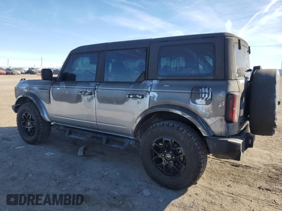 2022 Ford Bronco with VIN 1FMEE5DP5NLB21927, listed as a Copart auction lot 47222775 with 25,099 mi miles and Salvage Title. Bid and sale history available at carsss.com. Image 2.