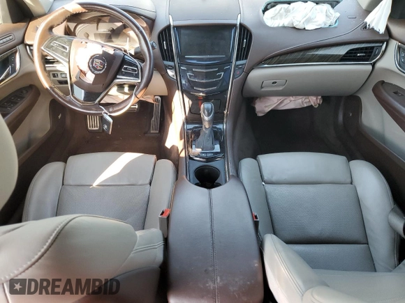 2013 Cadillac ATS Premium with VIN 1G6AF5SX5D0159907, listed as a Copart auction lot 83404814 with 0 mi miles and Salvage Title. Bid and sale history available at carsss.com. Image 8.