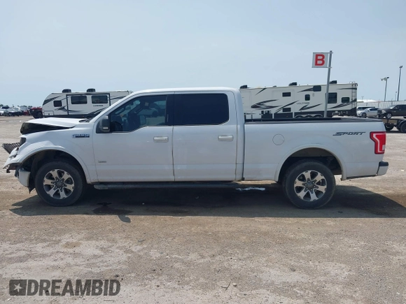 2015 Ford F-150 XL with VIN 1FTEW1CGXFKD28350, listed as a IAAI auction lot 42389701 with 136,661 mi miles and . Bid and sale history available at DreamBid. Image 14.