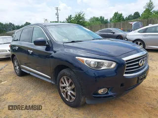 2015 Infiniti QX60 with VIN 5N1AL0MM3FC556010, listed as a IAAI auction lot 42740884 with 105,775 mi miles and . Bid and sale history available at DreamBid. Image 1.