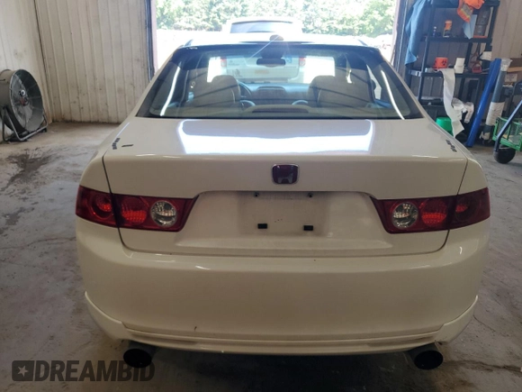 2005 Acura TSX with VIN JH4CL968X5C010626, listed as a Copart auction lot 63658785 with 187,350 mi miles and Salvage title. Bid and sale history available at DreamBid. Image 6.