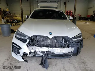 2020 BMW X6 xDrive40i with VIN 5UXCY6C07L9B43453, listed as a Copart auction lot 52096845 with 0 mi miles and Salvage Title. Bid and sale history available at carsss.com. Image 5.