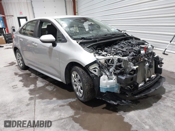 2023 Toyota Corolla Hybrid LE with VIN JTDBDMHE6P3003191, listed as a IAAI auction lot 41562160 with 86,206 mi miles. Bid and sale history available at carsss.com. Image 1.