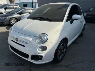 2016 FIAT 500 Sport with VIN 3C3CFFBR2GT176995, listed as a Copart auction lot 77235214 with 53,990 mi miles and Clean title. Bid and sale history available at DreamBid. Image 2.