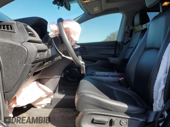 2024 Honda Odyssey EX-L with VIN 5FNRL6H68RB037841, listed as a Copart auction lot 50380715 with 11,880 mi miles and Salvage Title. Bid and sale history available at DreamBid. Image 7.