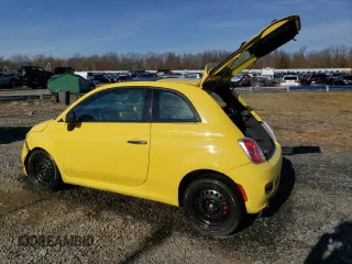 2014 FIAT 500 Sport with VIN 3C3CFFBR0ET165345, listed as a Copart auction lot 82408374 with 124,705 mi miles and Salvage Title. Bid and sale history available at carsss.com. Image 2.
