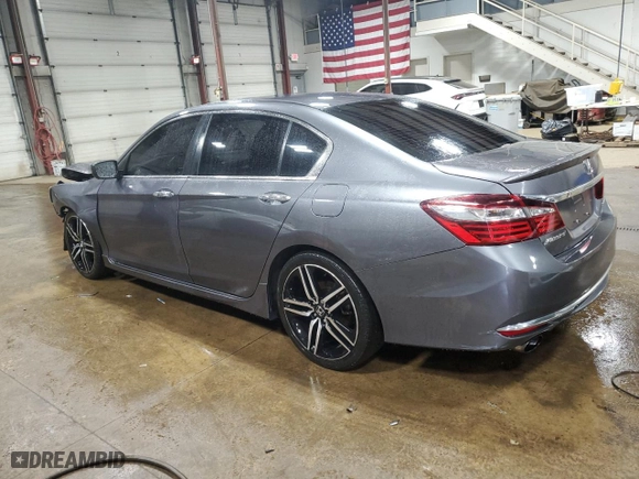 2017 Honda Accord Sedan Sport with VIN 1HGCR2F55HA116173, listed as a Copart auction lot 51087105 with 135,879 mi miles and Non Repairable. Bid and sale history available at carsss.com. Image 2.