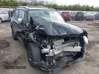 2018 Jeep Renegade Limited z VIN ZACCJADBXJPH67443, wystawiony jako IAAI lot #42044680 z przebiegiem 96 073 mil mil oraz . Historia ofert i sprzedaży dostępna na DreamBid. Obrazek 1.