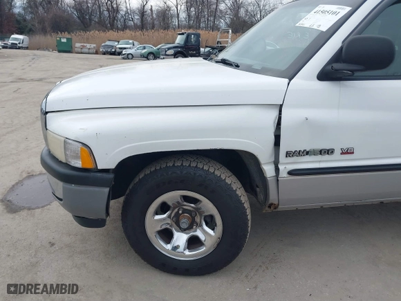 1998 Dodge Ram 1500 with VIN 3B7HC12Y4WM271488, listed as a IAAI auction lot 41505101 with 165,001 mi miles. Bid and sale history available at carsss.com. Image 16.