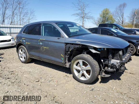 2020 Audi Q5 Premium Plus with VIN WA1BNAFY2L2068669, listed as a Copart auction lot 53260195 with 41,900 mi miles and Salvage Title. Bid and sale history available at carsss.com. Image 4.