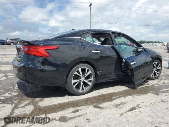 2017 Nissan Maxima SL with VIN 1N4AA6AP4HC424958, listed as a Copart auction lot 57298725 with 127,485 mi miles and Salvage title. Bid and sale history available at DreamBid. Image 3.