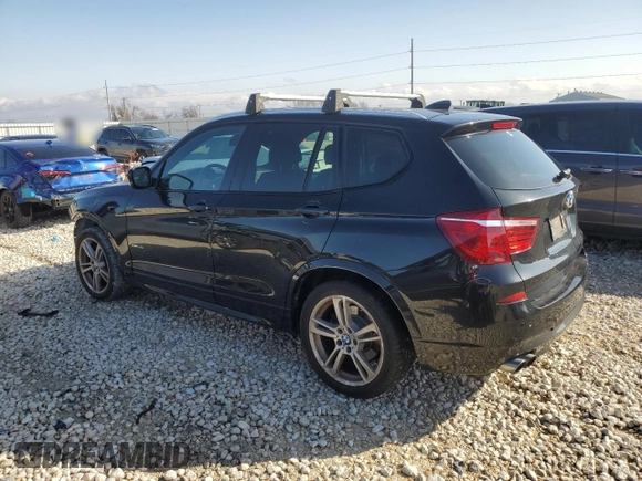 2014 BMW X3 xDrive35i with VIN 5UXWX7C58E0E82196, listed as a Copart auction lot 84870074 with 110,254 mi miles and Salvage Title. Bid and sale history available at DreamBid. Image 2.