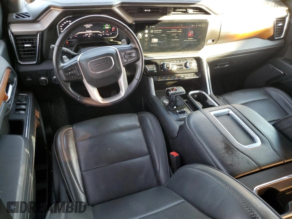 2022 GMC Sierra 1500 with VIN 3GTPHGET9NG623008, listed as a Copart auction lot 80379004 with 44,631 mi miles and Salvage Title. Bid and sale history available at DreamBid. Image 8.