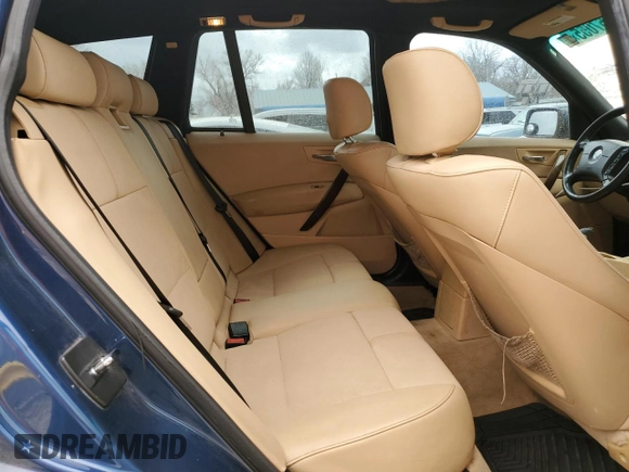 2006 BMW X3 3.0i with VIN WBXPA93456WD29965, listed as a Copart auction lot 47667055 with 165,785 mi miles and Salvage Title. Bid and sale history available at carsss.com. Image 11.