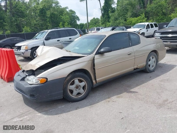 2004 Chevrolet Monte Carlo LS with VIN 2G1WW12E949340887, listed as a IAAI auction lot 39404025 with 224,193 mi miles. Bid and sale history available at carsss.com. Image 2.